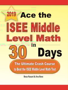 Ace the ISEE Middle Level Math in 30 Days