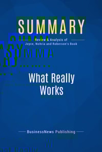 Summary: What Really Works
