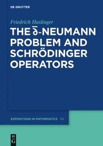 d-bar Neumann Problem and Schrodinger Operators
