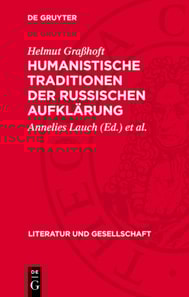 Humanistische Traditionen der russischen Aufklärung