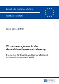 Wissensmanagement in der Gesetzlichen Krankenversicherung