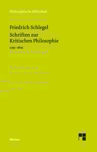 Schriften zur Kritischen Philosophie