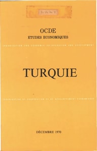 Etudes economiques de l'OCDE : Turquie 1970