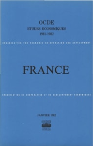 Etudes economiques de l'OCDE : France 1982