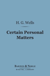 Certain Personal Matters (Barnes & Noble Digital Library)