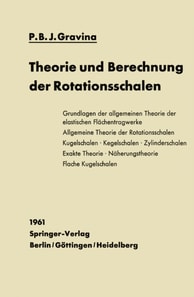 Theorie und Berechnung der Rotationsschalen
