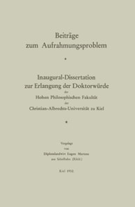 Beiträge zum Aufrahmungsproblem