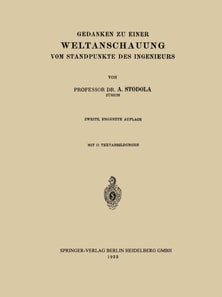 Gedanken zu Einer Weltanschauung vom Standpunkte des Ingenieurs