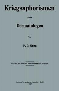 Kriegsaphorismen eines Dermatologen