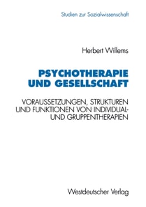 Psychotherapie und Gesellschaft