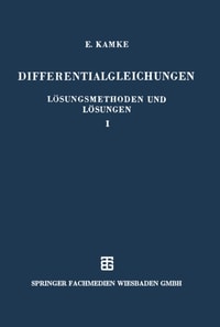 Differentialgleichungen Lösungsmethoden und Lösungen