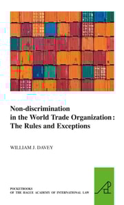 Non-discrimination in the World Trade Organization