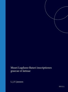 Musei Lugduno-Batavi inscriptiones graecae et latinae