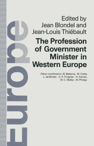 Profession of Government Minister in Western Europe