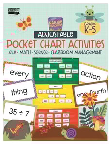 Nature Explorers Adjustable Pocket Chart Activities