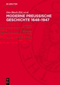 Moderne Preußische Geschichte 1648–1947