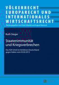 Staatenimmunitaet und Kriegsverbrechen