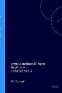 Estudio analitico del signo linguistico