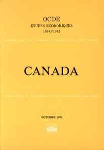 Etudes economiques de l'OCDE : Canada 1985