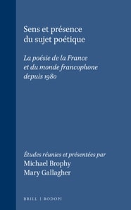 Sens et presence du sujet poetique