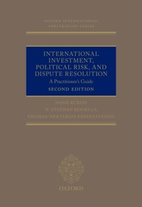 International Investment, Political Risk, and Dispute Resolution