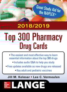 McGraw-Hill's 2018/2019 Top 300 Pharmacy Drug Cards