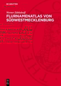 Flurnamenatlas von Südwestmecklenburg