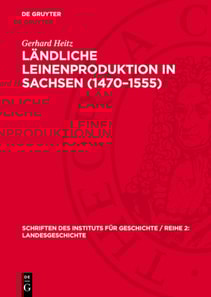 Ländliche Leinenproduktion in Sachsen (1470–1555)