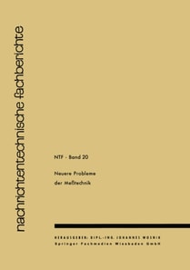 Neuere Probleme der Messtechnik