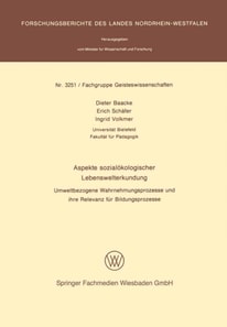 Aspekte sozialökologischer Lebenswelterkundung