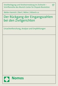 Der Rückgang der Eingangszahlen bei den Zivilgerichten