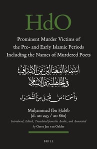 Prominent Murder Victims of the Pre- and Early Islamic Periods Including the Names of Murdered Poets
