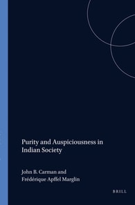 Purity and Auspiciousness in Indian Society