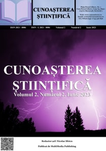 Cunoasterea Stiintifica, Volumul 2, Numarul 2, Iunie 2023