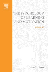 Psychology of Learning and Motivation