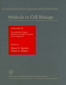 Caenorhibditus Elegans: Modern Biological Analysis of an Organism