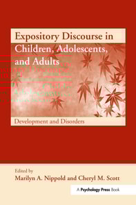 Expository Discourse in Children, Adolescents, and Adults