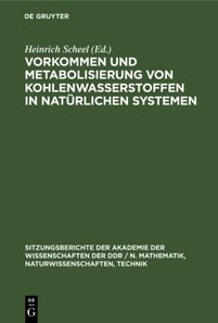 Vorkommen und Metabolisierung von Kohlenwasserstoffen in naturlichen Systemen