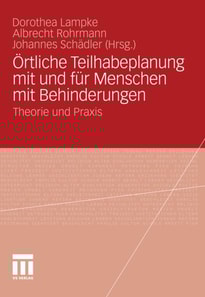 Örtliche Teilhabeplanung mit und für Menschen mit Behinderungen
