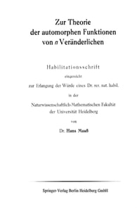 Zur Theorie der automorphen Funktionen von n Veränderlichen