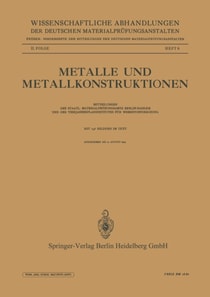 Metalle und Metallkonstruktionen