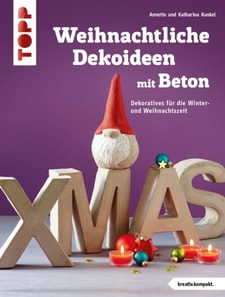 Weihnachtliche Dekoideen mit Beton