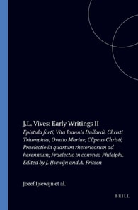 J.L. Vives: Early Writings II