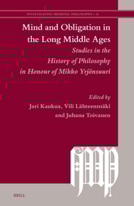 Mind and Obligation in the Long Middle Ages
