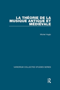 theorie de la musique antique et medievale