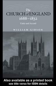 Church of England 1688-1832