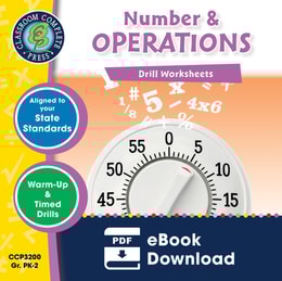 Number & Operations - Drill Sheets Gr. PK-2