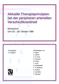 Aktuelle Therapieprinzipien bei der peripheren arteriellen Verschlußkrankheit