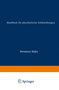 Handbuch für physikalische Schülerübungen