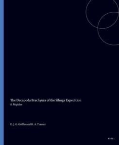 Decapoda Brachyura of the Siboga Expedition